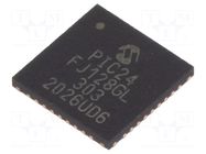 IC: PIC microcontroller; 128kB; 32MHz; SMD; UQFN36; PIC24; tube MICROCHIP TECHNOLOGY