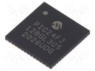 IC: PIC microcontroller; 128kB; 32MHz; SMD; UQFN48; PIC24; 8kBSRAM MICROCHIP TECHNOLOGY