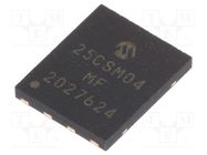 IC: FLASH memory; 1kbEEPROM; SPI; 2.5÷5.5V; TDFN8; serial; 8MHz MICROCHIP TECHNOLOGY