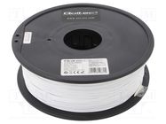 Filament: PLA PRO; Ø: 1.75mm; cool white; 205÷225°C; 1kg QOLTEC