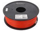 Filament: PLA PRO; Ø: 1.75mm; red; 205÷225°C; 1kg QOLTEC