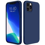 Silicone Case Soft Flexible Rubber Cover for iPhone 13 Pro blue, Hurtel