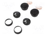 Car loudspeakers; tweeter; 50mm; 150W; 2÷22000Hz; 4Ω; 92dB; 2pcs. CL ITALIA