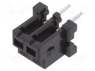 Connector: wire-wire/PCB; socket; female; PIN: 2; SignalBee; THT HIROSE