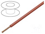 Wire; FLY; 1x1.5mm2; stranded; Cu; PVC; red; 60V; 100m BQ CABLE