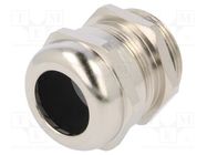 Cable gland; M32; 1.5; IP68; brass; Body plating: nickel HUMMEL