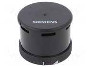 Module: sound signaller; black; 230VAC; Sound level: 100dB; IP20 SIEMENS