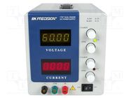 Power supply: laboratory; single-channel,multi- range; 60VDC; 2A B&K PRECISION