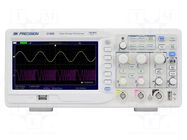 Oscilloscope: digital; Ch: 2; 100MHz; 1Gsps; 40kpts; LCD TFT 7" B&K PRECISION