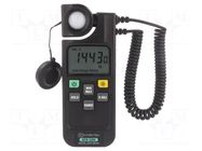 Light meter; 200/2k/20k/200klx; Meas.accur: ±(4% + 5 digits) KYORITSU