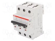 Circuit breaker; 230/400VAC; Inom: 50A; Poles: 3; Charact: C; 6kA ABB