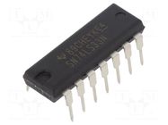 IC: digital; NOR; Ch: 4; IN: 2; THT; DIP14; 4.75÷5.25VDC; 0÷70°C; 74LS TEXAS INSTRUMENTS