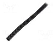 Protective tube; Size: 7; polyamide 6; black; L: 50m; PMAFLEX CYL PMA