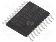 IC: A/D converter; Ch: 2; 24bit; 153.6ksps; 2.7÷3.6V; TSSOP20 MICROCHIP TECHNOLOGY