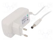 Power supply: switching; mains,plug; 9VDC; 1A; 9W; Plug: EU; 80.36% POS