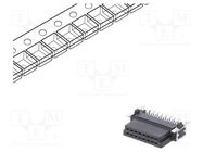 Connector: PCB to PCB; female; PIN: 16; 1.27mm; -55÷125°C; UL94V-0 ADAM TECH