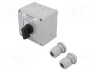 Switch: cam switch; Stabl.pos: 2; 16A; 0-1; flush mounting; Poles: 1 SPAMEL