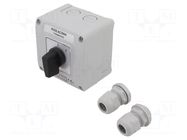 Switch: cam switch; Stabl.pos: 2; 16A; 0-1; flush mounting; Poles: 1 SPAMEL