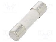 Fuse: fuse; quick blow; 10A; 250VAC; ceramic,cylindrical; 5x20mm CONQUER ELECTRONIC
