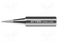 Tip; chisel; 0.8mm; for  soldering iron ATTEN