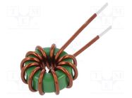 Inductor: wire; THT; 4uH; 5A; 12uΩ; -25÷105°C KEMET