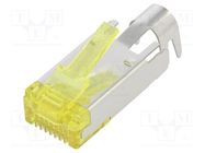 Plug; RJ45; TM31P; PIN: 8; shielded; Layout: 8p8c; 5.8÷6mm; for cable HIROSE