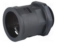 Straight terminal connector; Thread: PG,outside; polyamide; IP55 HUMMEL