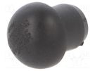 Stopper; NPT3/8"; elastomer; black; -40÷95°C HUMMEL