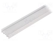 Profiles for LED modules; white; L: 2m; VARIO30-01; aluminium TOPMET