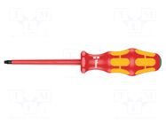 Screwdriver: insulated; Torx®; TX25; Blade length: 100mm; 1kVAC WERA