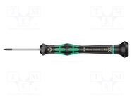 Screwdriver; Torx®; precision; TX02; Blade length: 40mm WERA