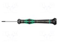 Screwdriver; precision; Torx®; TX02; Blade length: 40mm WERA