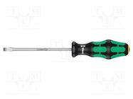 Screwdriver; slot; 6,0x1,0mm; Blade length: 125mm WERA