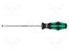 Screwdriver; slot; 8,0x1,6mm; Blade length: 175mm WERA