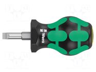 Screwdriver; slot; 5,5x1,0mm; STUBBY; Blade length: 24.5mm WERA