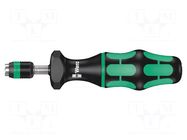 Screwdriver; torque,adjustable; Kraftform-7400; 142mm WERA