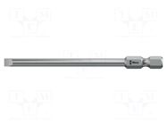 Screwdriver bit; slot; 4x0.5mm; Overall len: 50mm WERA