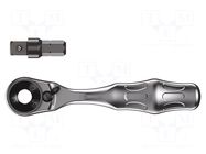 Rattle; Teeth: 60; Kit: adapter 1/4" length 25mm,key x1; 1/4" WERA