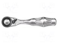 Rattle; Zyklop Mini3; with switch; 87mm; Teeth: 60; 1/4" WERA