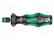 Screwdriver handle; 146mm; max.14Nm; Mounting: 1/4" (C6,3mm) WERA