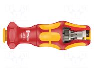 Screwdriver handle; insulated; Overall len: 125mm; max.14Nm WERA