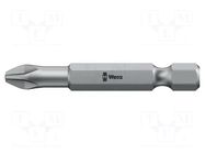 Screwdriver bit; Phillips; PH1; Overall len: 50mm; TORSION WERA