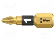 Screwdriver bit; Pozidriv®; PZ1; 1/4"; Overall len: 25mm WERA
