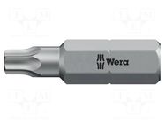 Screwdriver bit; Torx® PLUS; 3IP; Overall len: 25mm WERA