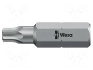 Screwdriver bit; Torx® with protection; T7H; Overall len: 25mm WERA