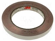 Tape: electrically conductive; W: 12mm; L: 16.5m; Thk: 0.088mm 3M