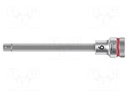 Socket; Hex Plus key,socket spanner; HEX 6mm; 3/8"; Zyklop WERA