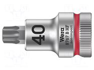 Socket; socket spanner,Torx®; Size: TX40; 3/8"; 35mm; Zyklop WERA