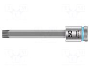 Socket; socket spanner,Torx®; Size: TX50; 3/8"; 100mm; Zyklop WERA