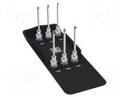Wrench-set; socket spanner; Bit: Torx®; Chrom-vanadium steel WERA
